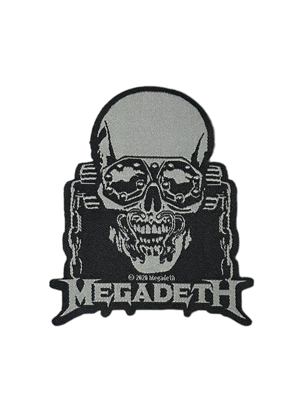 Metallica 'Flaming Skull' Cut Out Patch