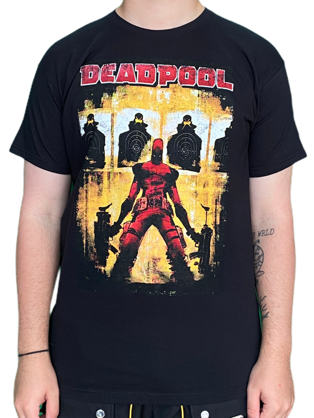 Marvel Deadpool Target Practice Unisex Official T Shirt Brand New