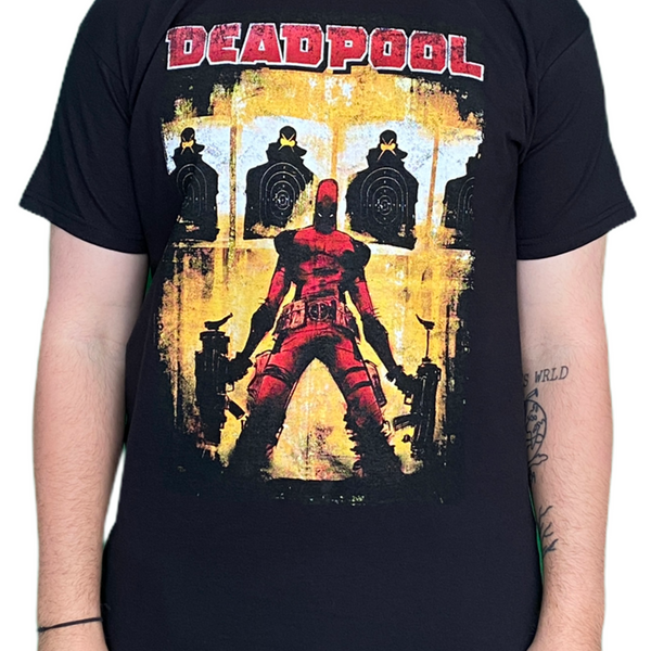Marvel Deadpool Target Practice Unisex Official T Shirt Brand New Vari –  RockItPoole