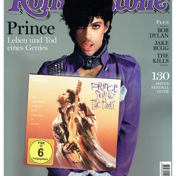 Prince Rolling Stone Magazine Issue Juni 2016 DVD Sign O The Times